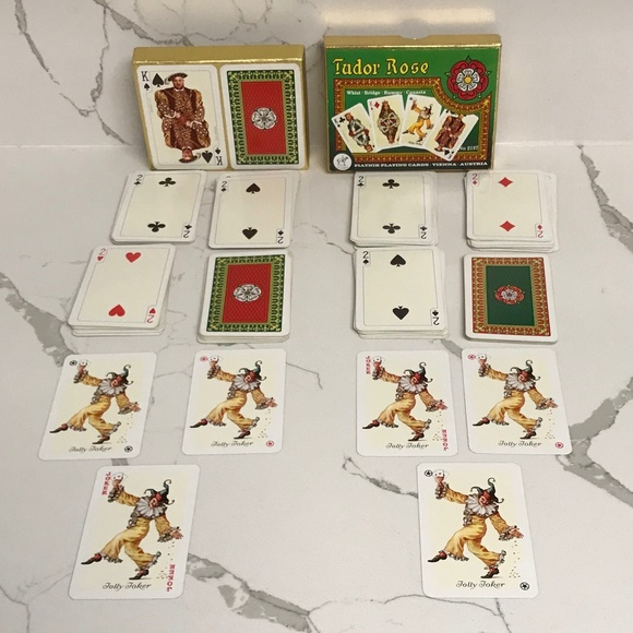 Vintage Tudor Rose Piatnik Playing Cards No 2137 Collector Whist Bridge Canasta - Picture 6 of 9
